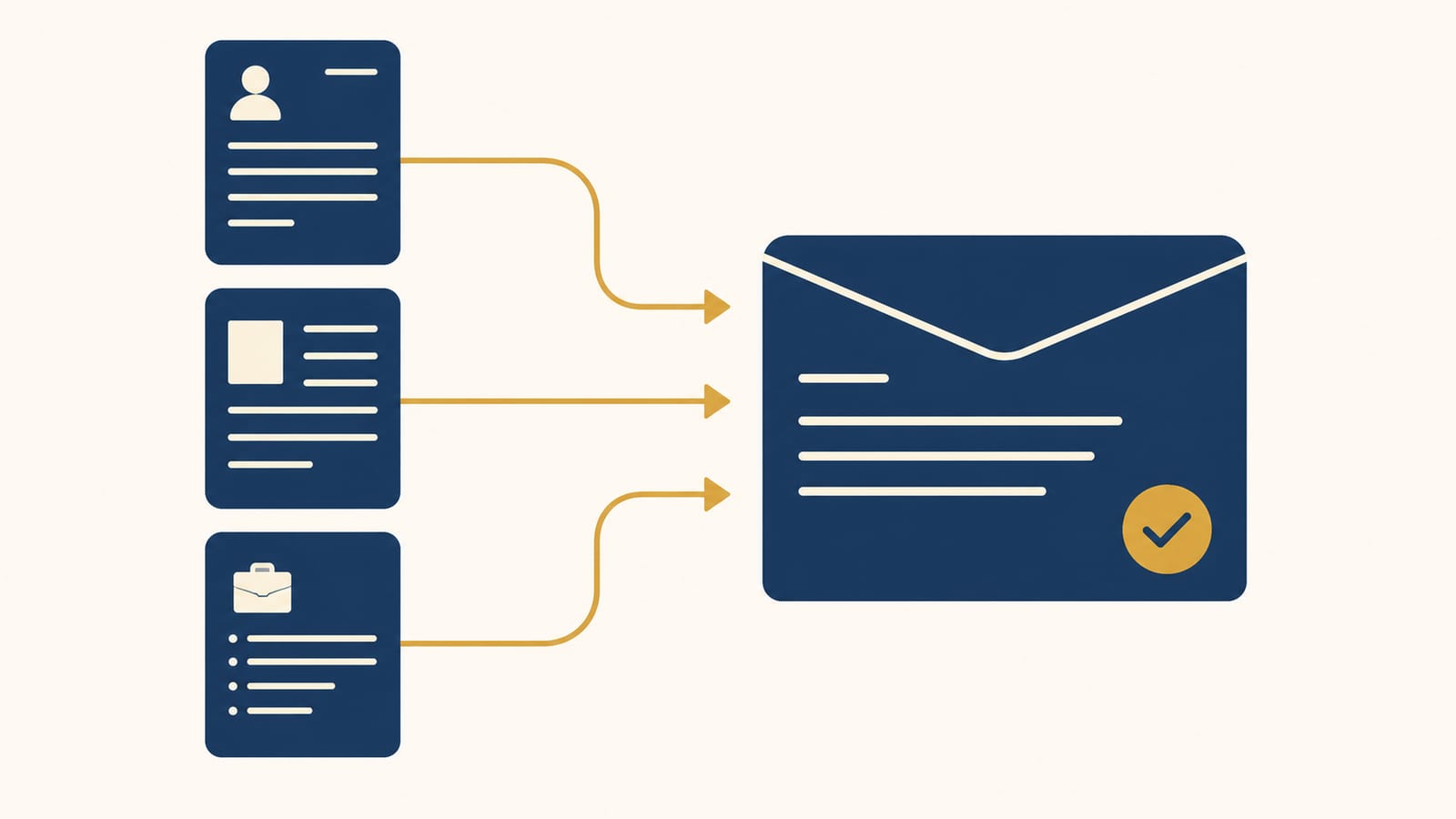 Screenshot of Useful Apply generating a follow-up email in the dashboard